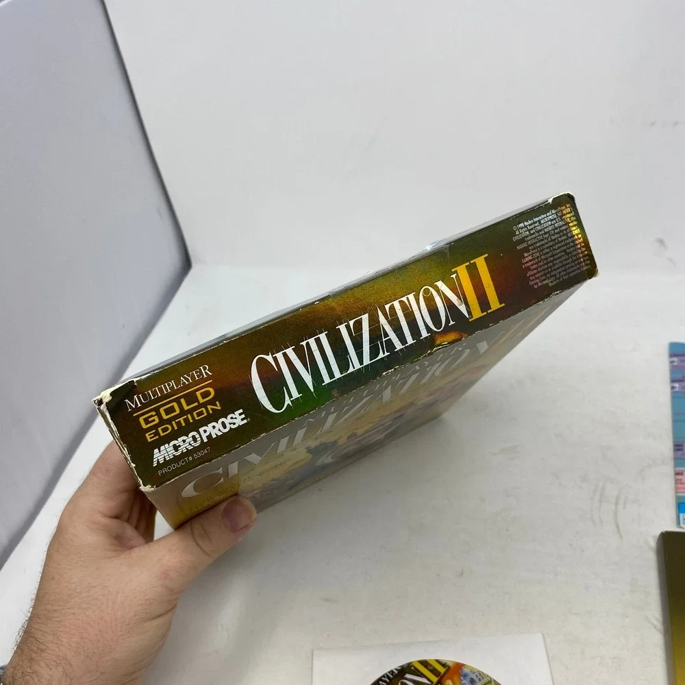MicroProse Civilization II Gold Edition Multiplayer PC Windows 95 Big Box 53047